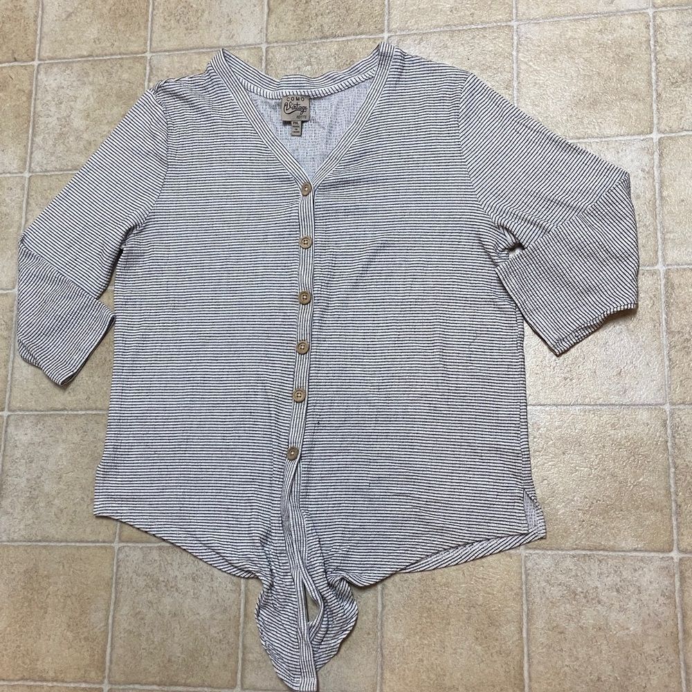 10/$50 Como Vintage Petite PLX Women Top Blouse